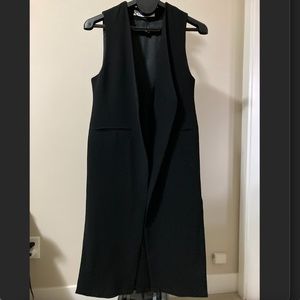 ZARA Midi length Sleeveless Blazer